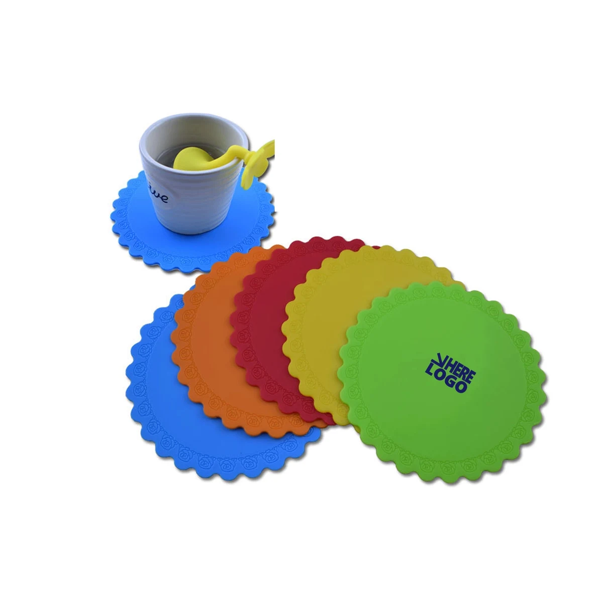 Silicone Cup Mat Soft Coaster 1