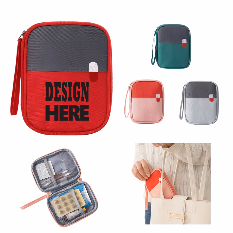 Portable Medical Supply Organizer Pouch