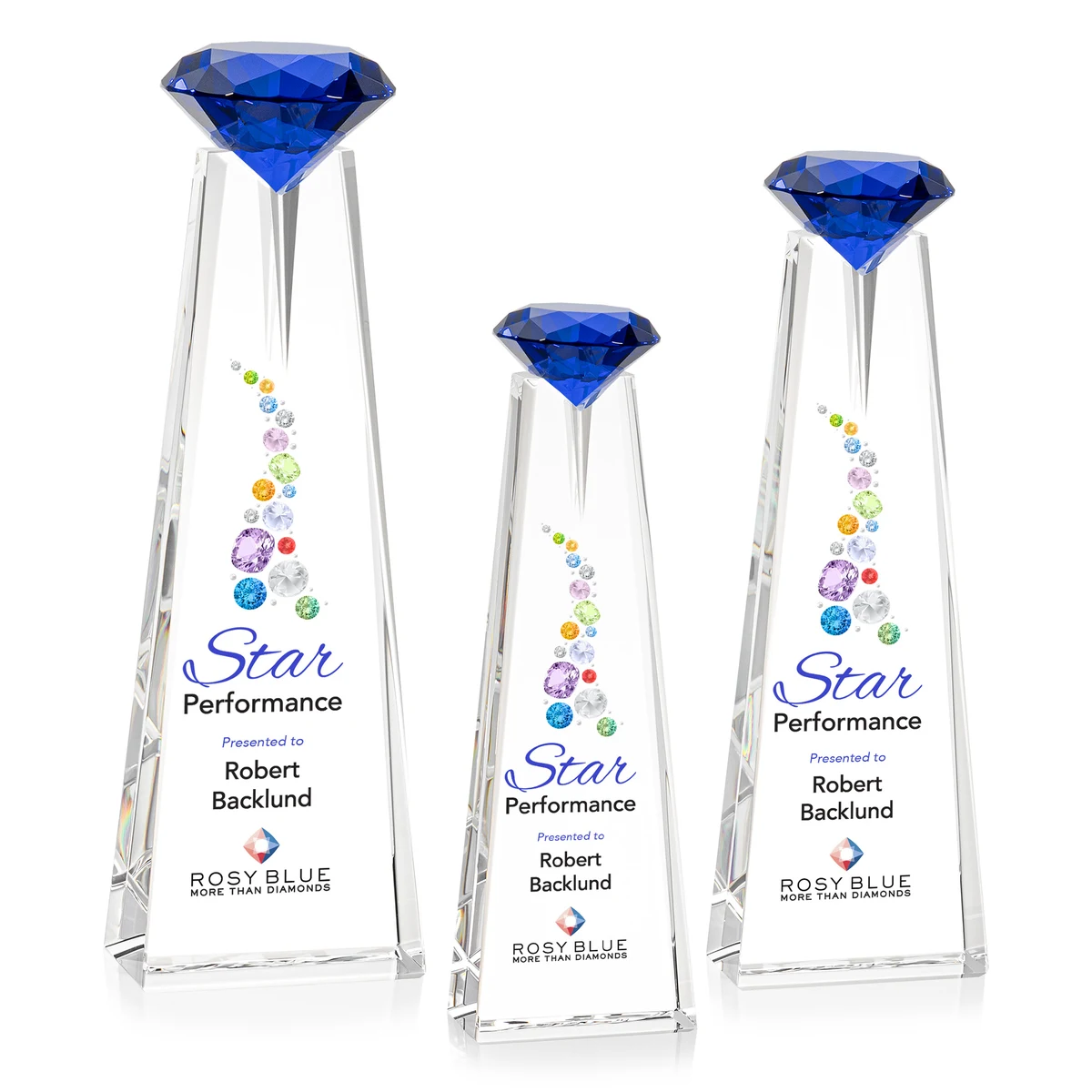 Alicia Gemstone VividPrint™ Award - Optical/Sapphire 1