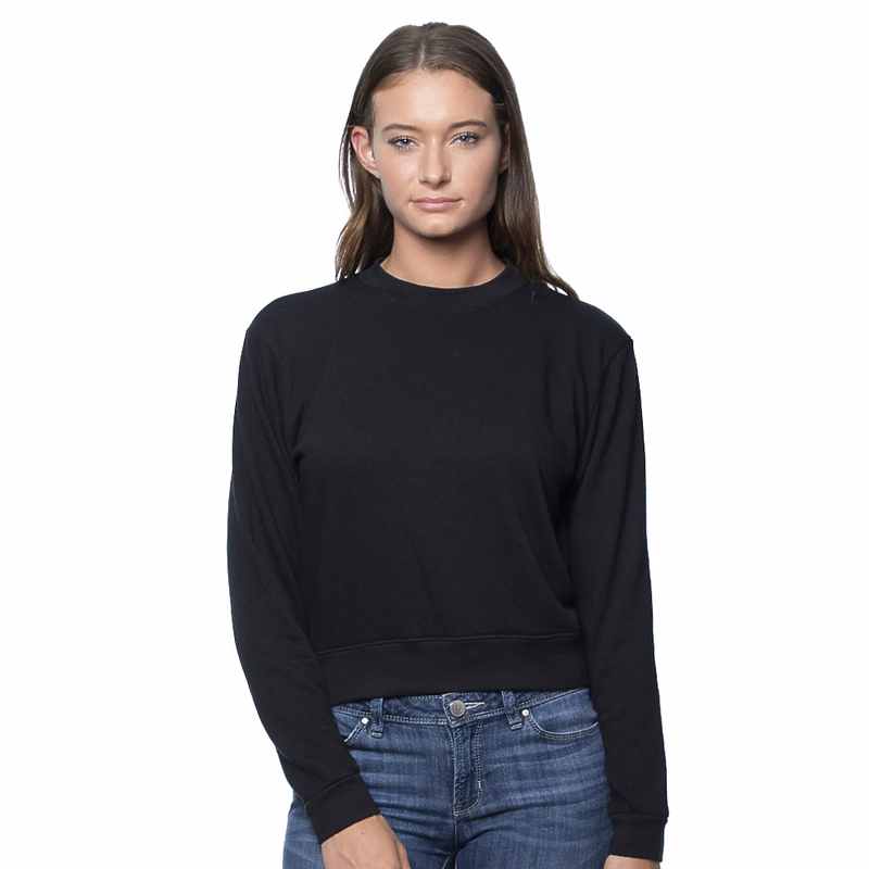 Womens Organic RPET French Terry Crew