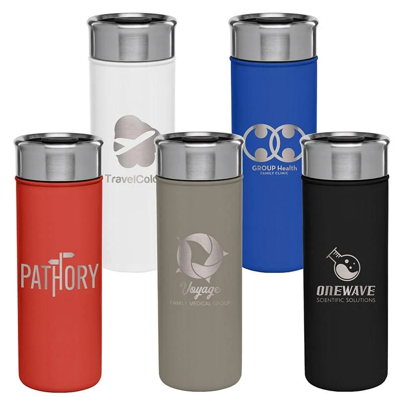 Kauai - 18 oz. Double-Wall Stainless Tumbler - Laser 1