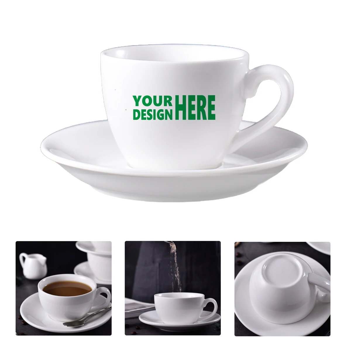 MOQ50 Ceramic Coffee Mug with Custom Logo 1