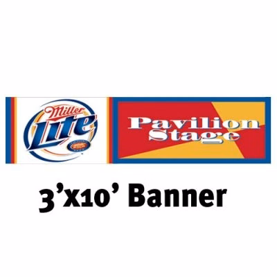 Full Color Banner 3'x10' - Mesh