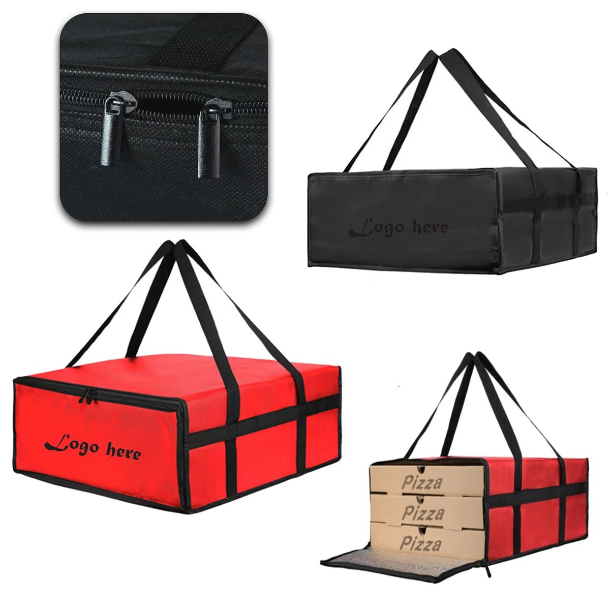 Large Capacity Insulation Pizza Delivery Bag 1