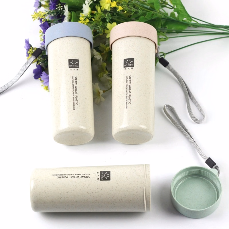420ml Wheat Straw Water Bottle
