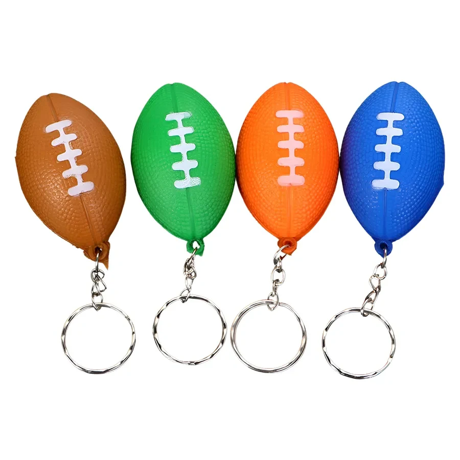 Pitted Rugby Keychain Stress Ball 1