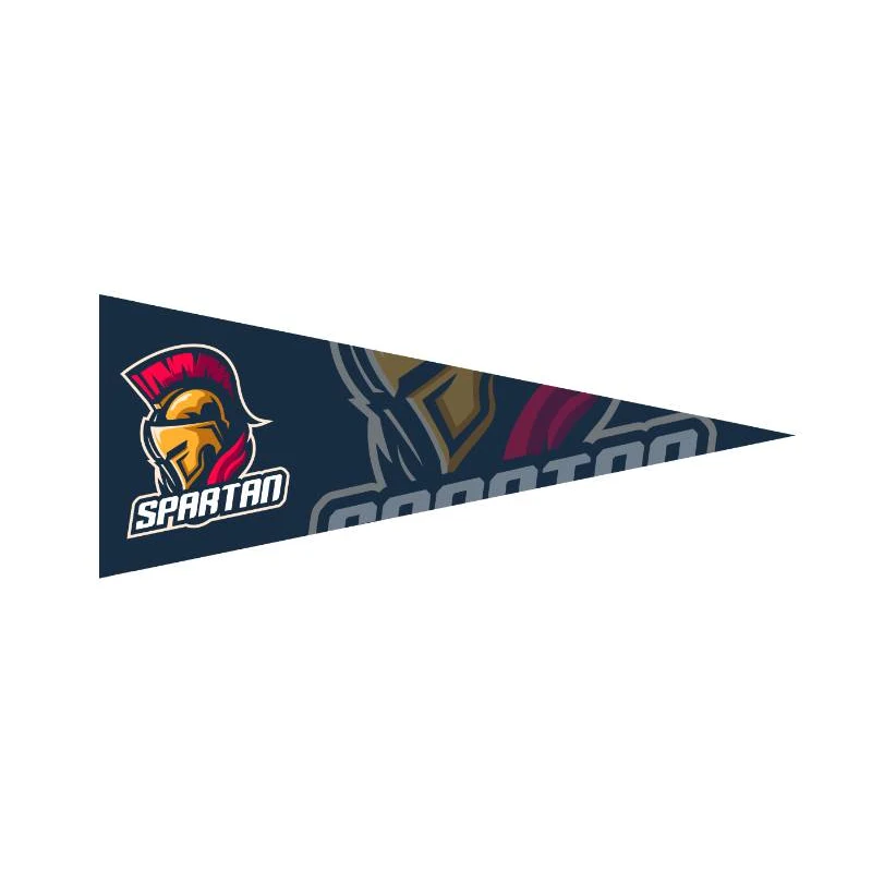 4" x 10" Full Color Felt Pennant Flag Banner 1