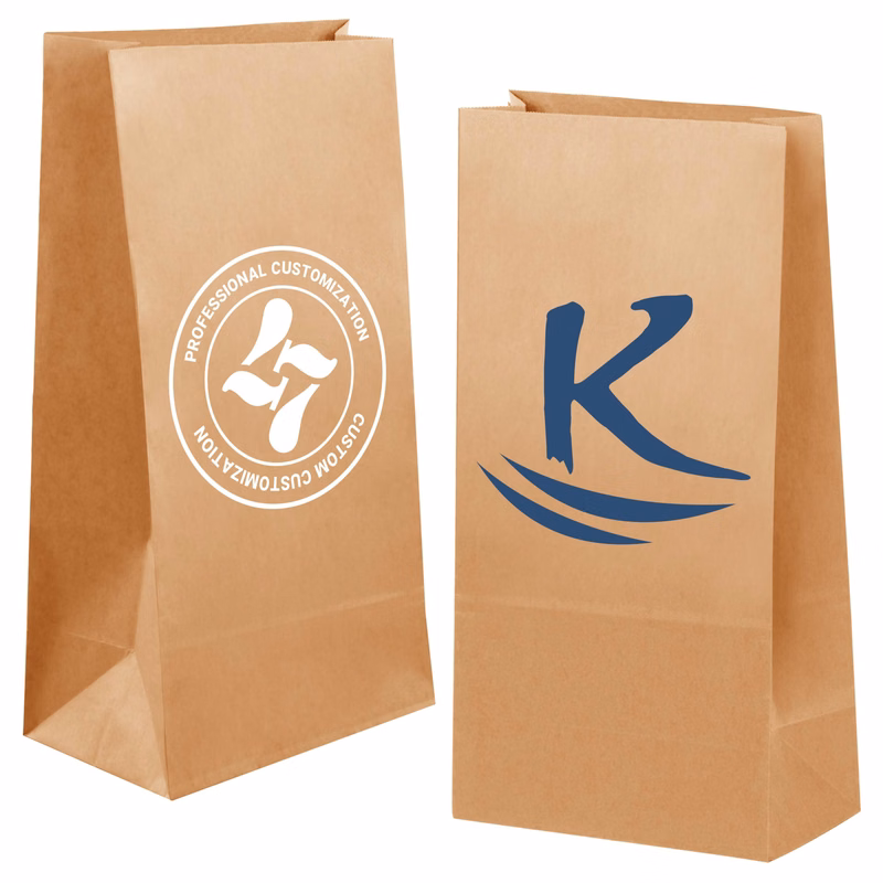 Kraft Paper Grocery Storage Bag