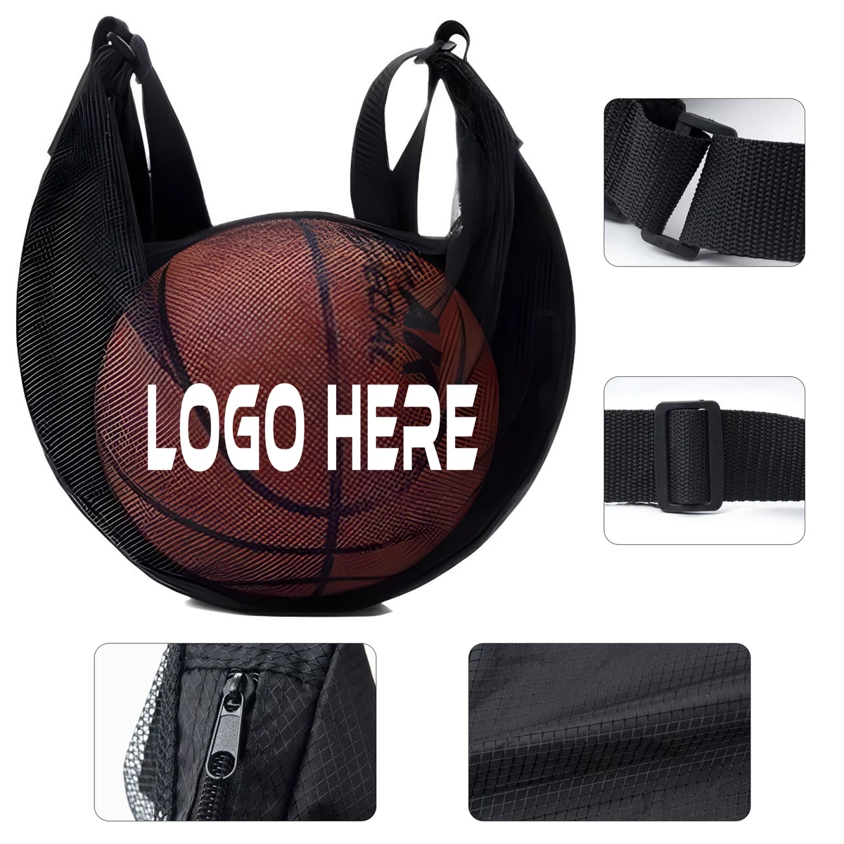 Mesh Single Ball Crossbody Bag 1