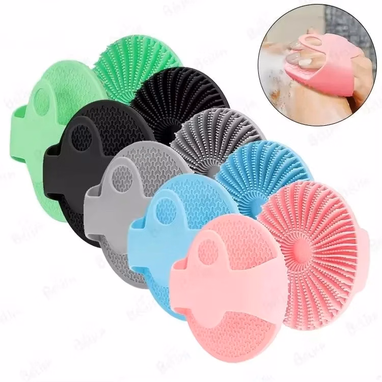 Handheld Soft Silicone Body Scrubber Shower Brush