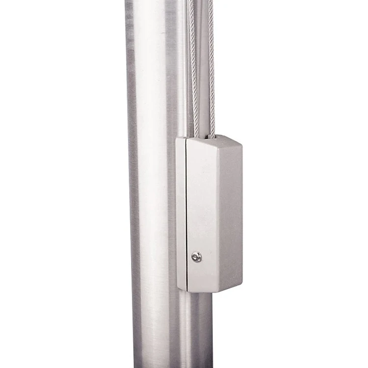 Silver Cleat Cover Box for 4-12" Diameter Pole 1