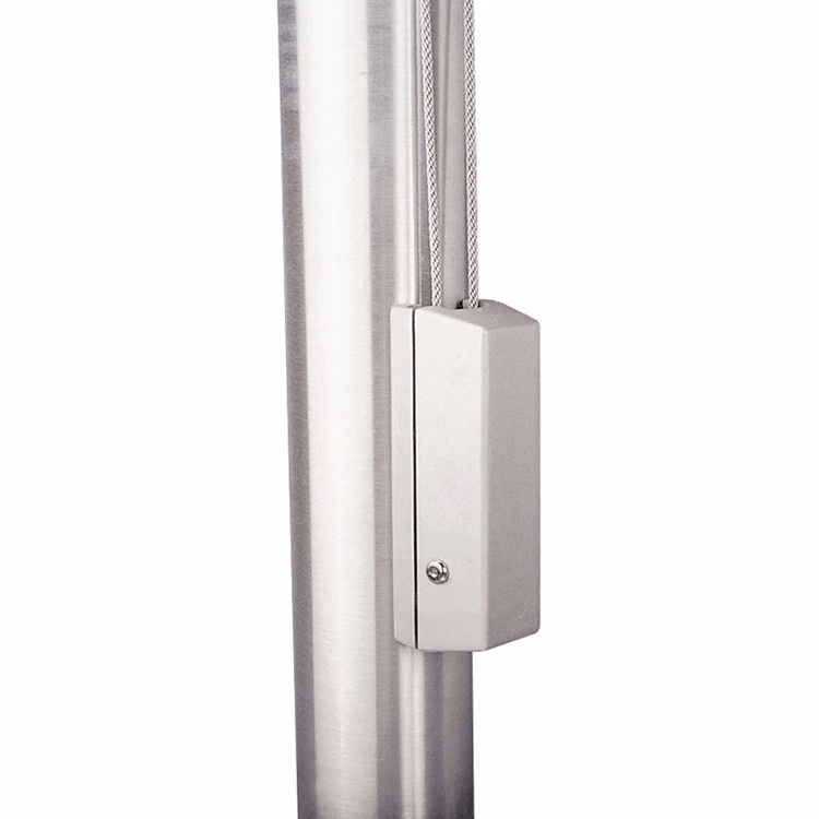 Silver Cleat Cover Box for 4-12" Diameter Pole