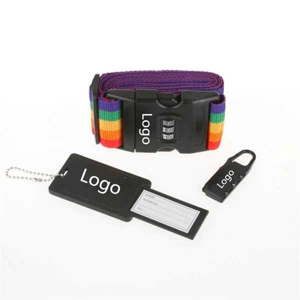 Luggage Strap with 3-Dial Combination Lock 1