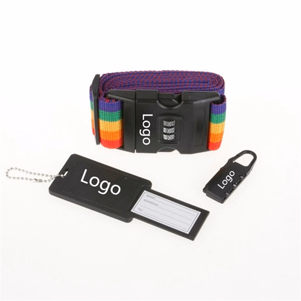 Luggage Strap with 3-Dial Combination Lock