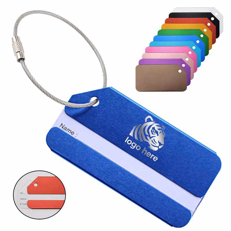 Heavy Duty Personalized Aluminum Luggage Tag