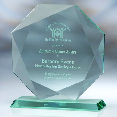 DIAMOND JADE GLASS AWARD(LARGE)