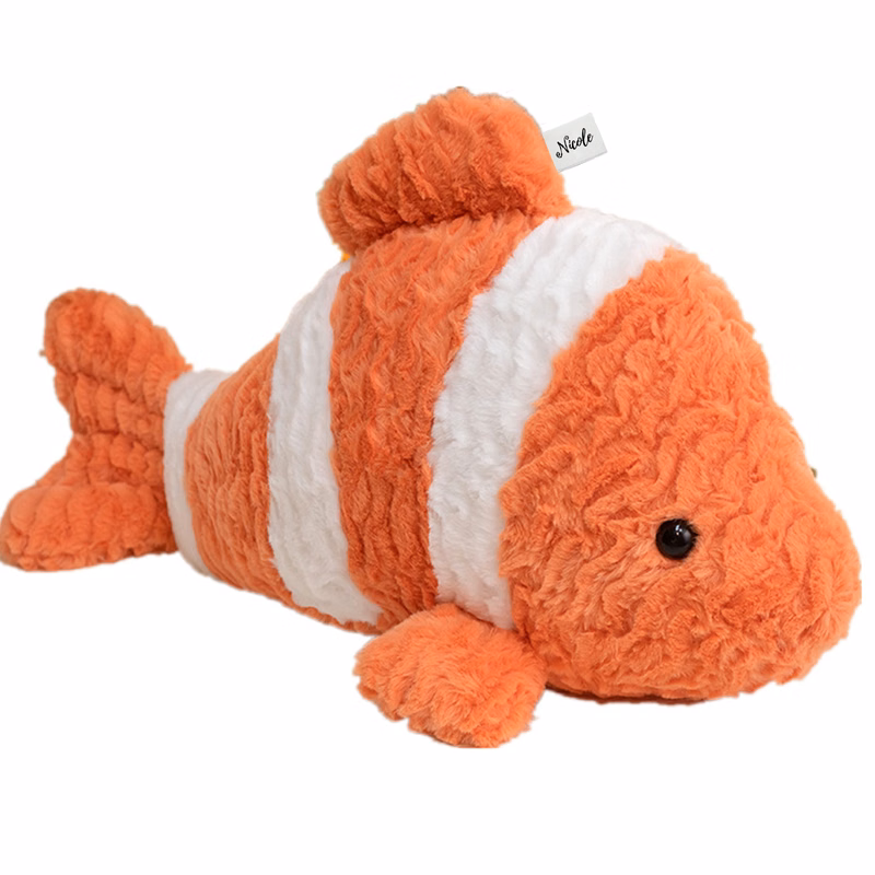 Kids PP Cotton Cute Clown Fish Plush Stuffed Toy