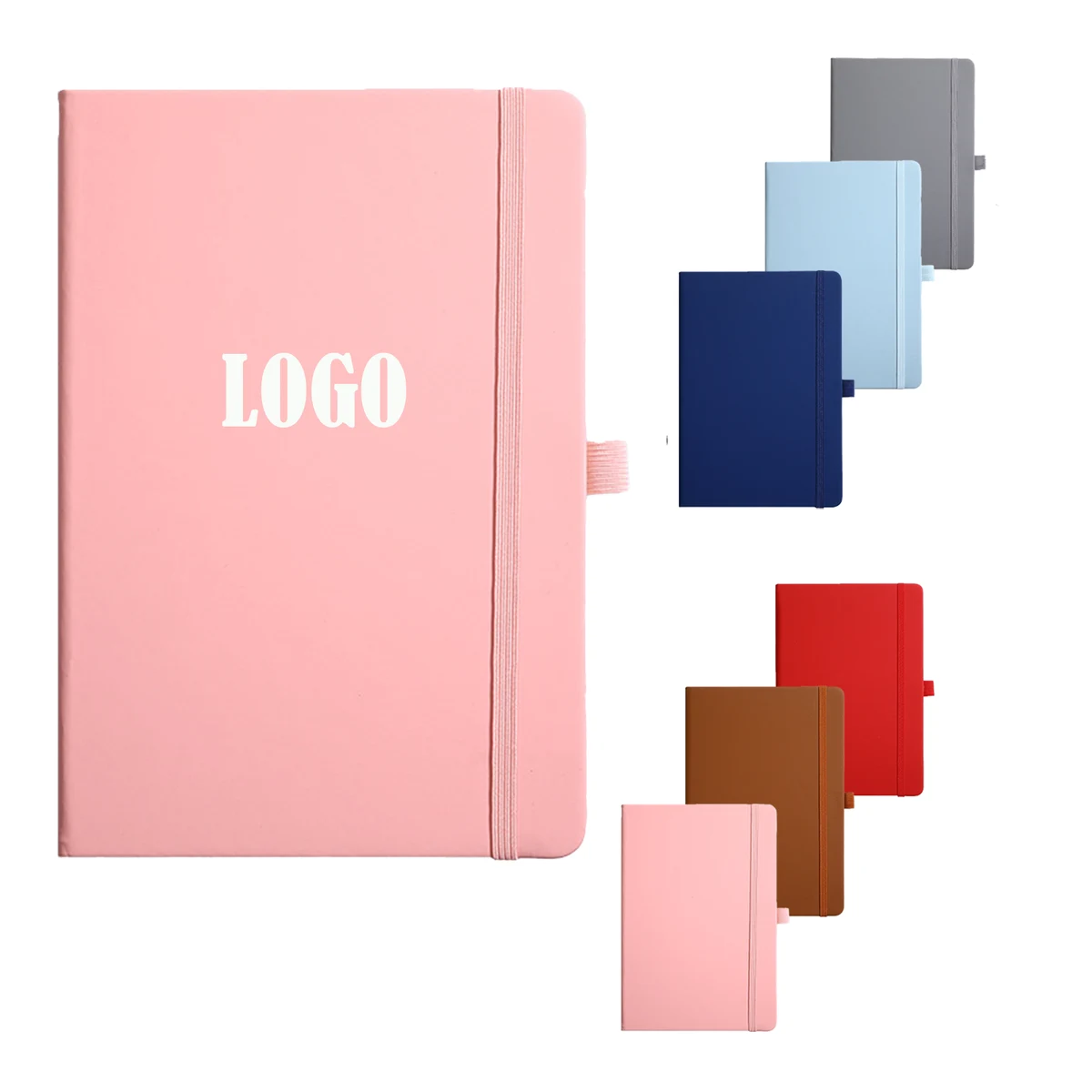A5 Journal Hardcover Notebook With Pen Holder For Office MOQ50 1