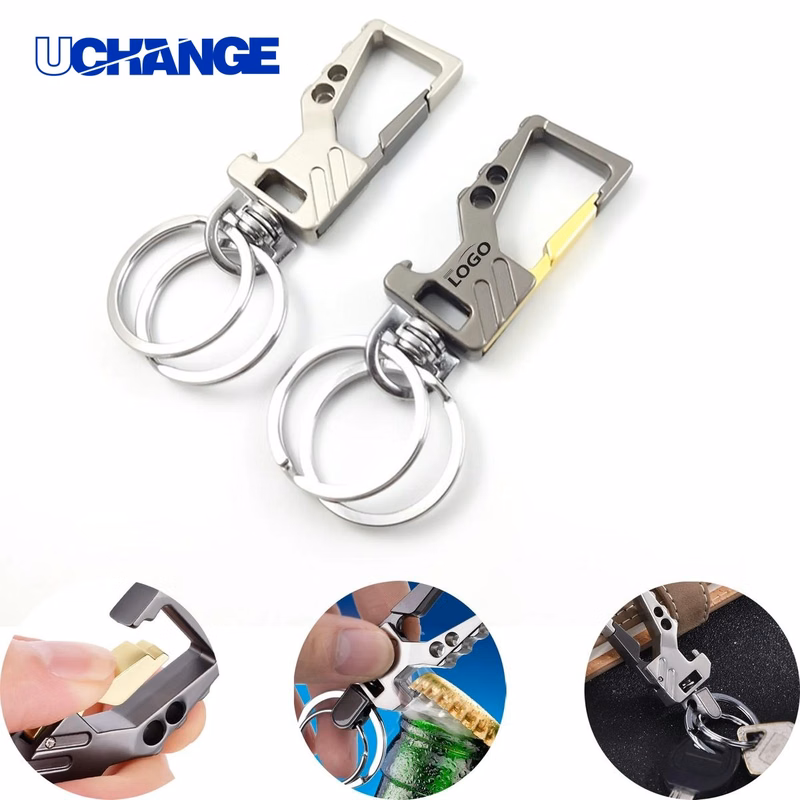 Zinc Alloy Car Keychain Bottle Opener