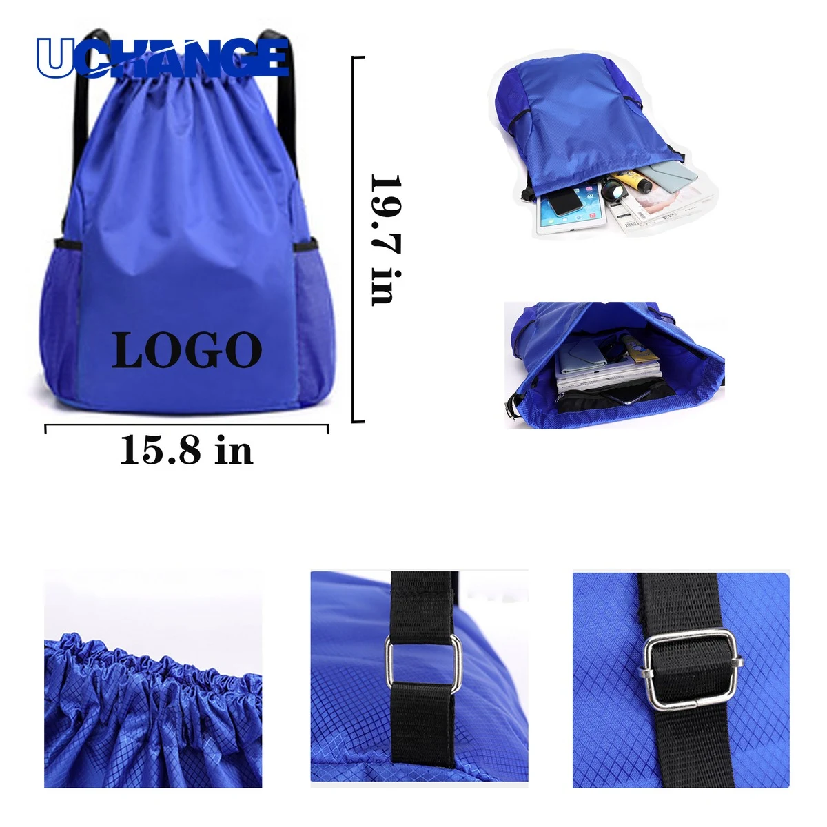 Customizable Large Capacity Drawstring Pocket Organizer 1