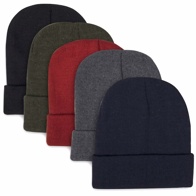 Kids' Cuffed Knit Beanies - Assorted Colors