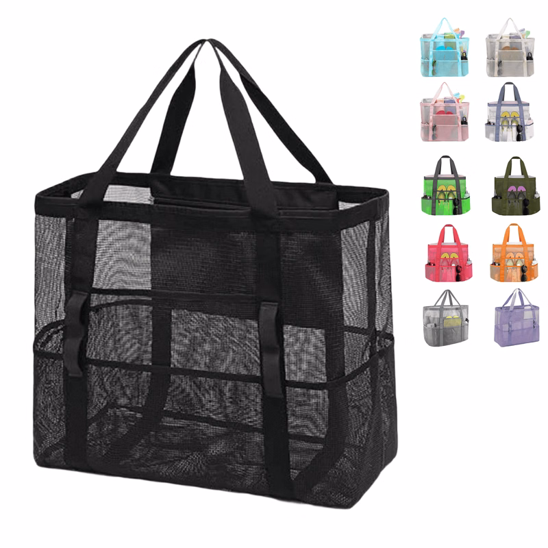 Customizable Multi-Function Quick-Dry Mesh Swim Bag