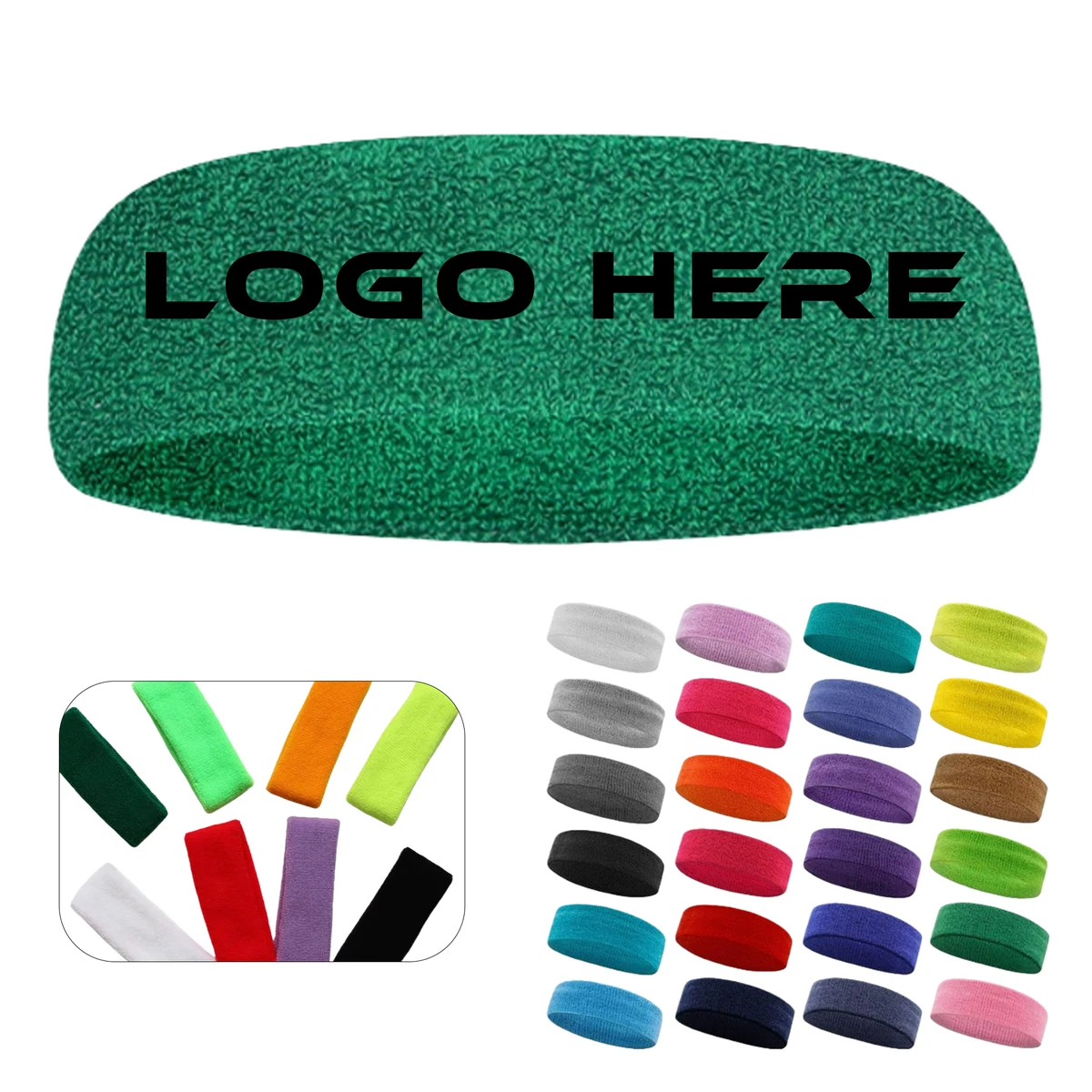 Sports Sweat Absorbing And Breathable Headband 1