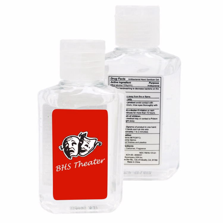 2 oz Full Color Hand Sanitizer Bottle