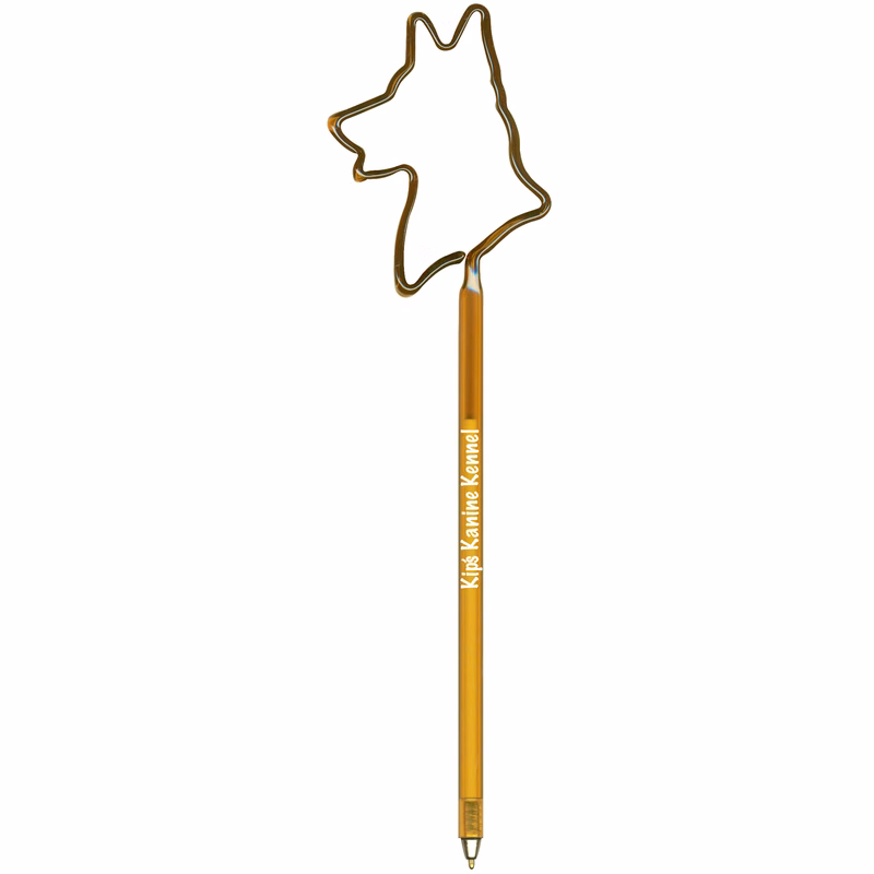 Dog German Shepherd Inkbend Standard, Bent Pen
