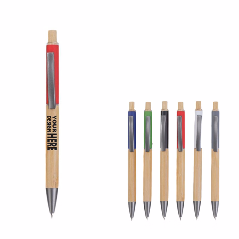 Click Action Cork Barrel Ballpoint Pen