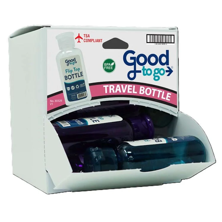 Flip Top Travel Bottles - 3 oz 1