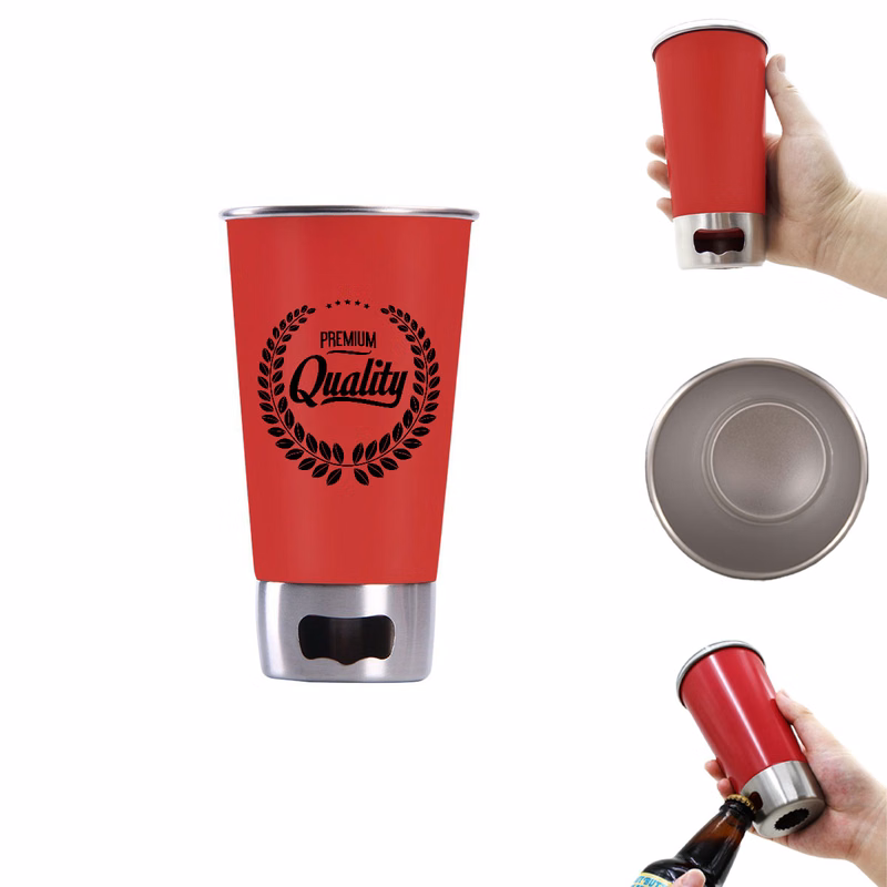Stainless Steel Bottle Opener Beer Cup