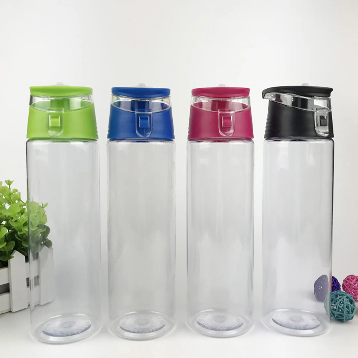 Candy Color PVC 16 oz Water Bottle 1