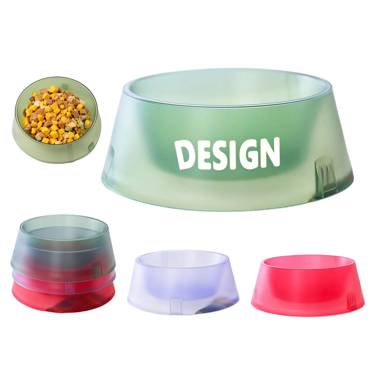 Plastic Pet Dogs Bowl for Cats Puppy 1