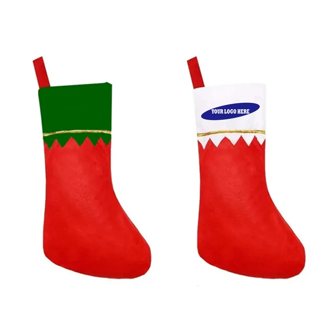 Felt Christmas Socks Gift Bag 1