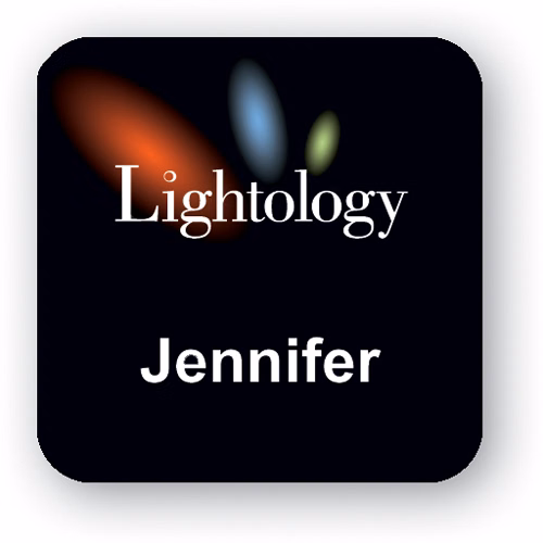 Full Color Name Badge w/ Personalization (2") Square W/Rounded Corners