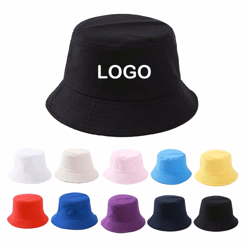 Bucket Hat Unisex 100% Cotton Outdoor Cap