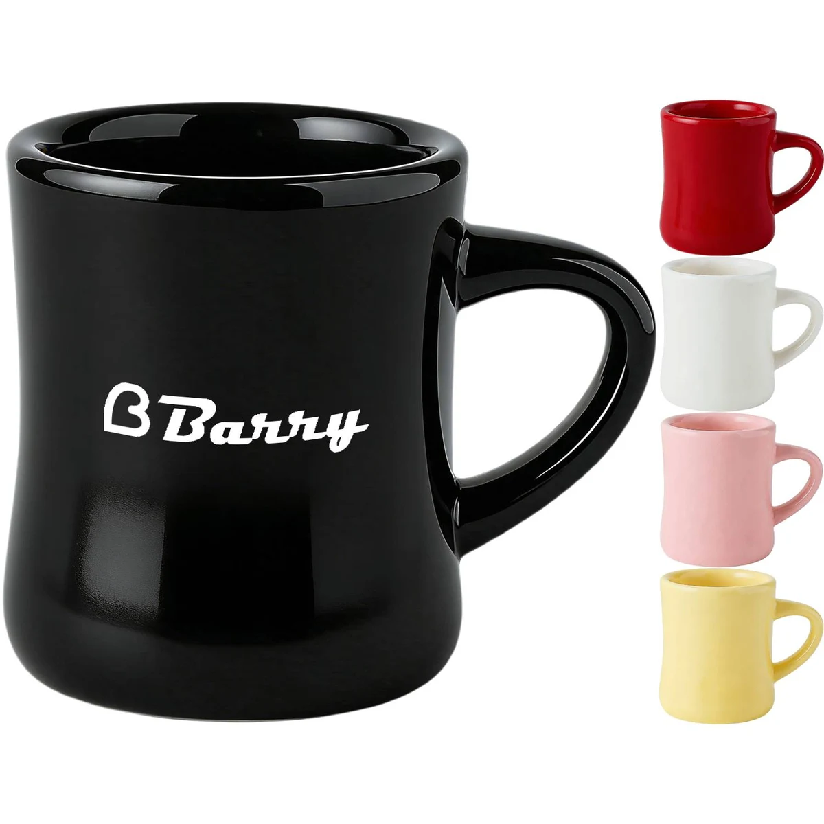 10oz Waisted Ceramic Coffee Mug 1