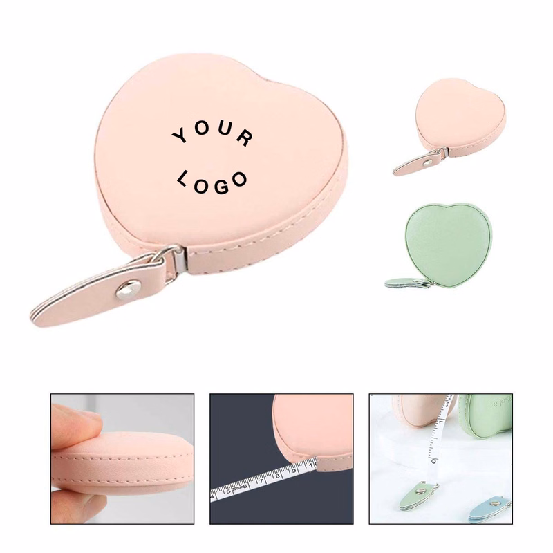 Compact Heart Shaped Retractable Tape Measure