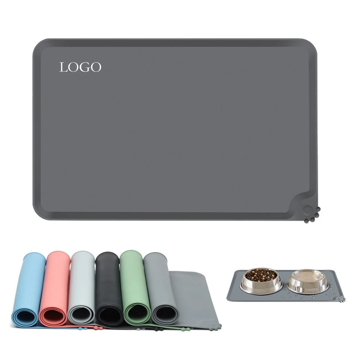 Silicone Waterproof Pet Food Mats 1