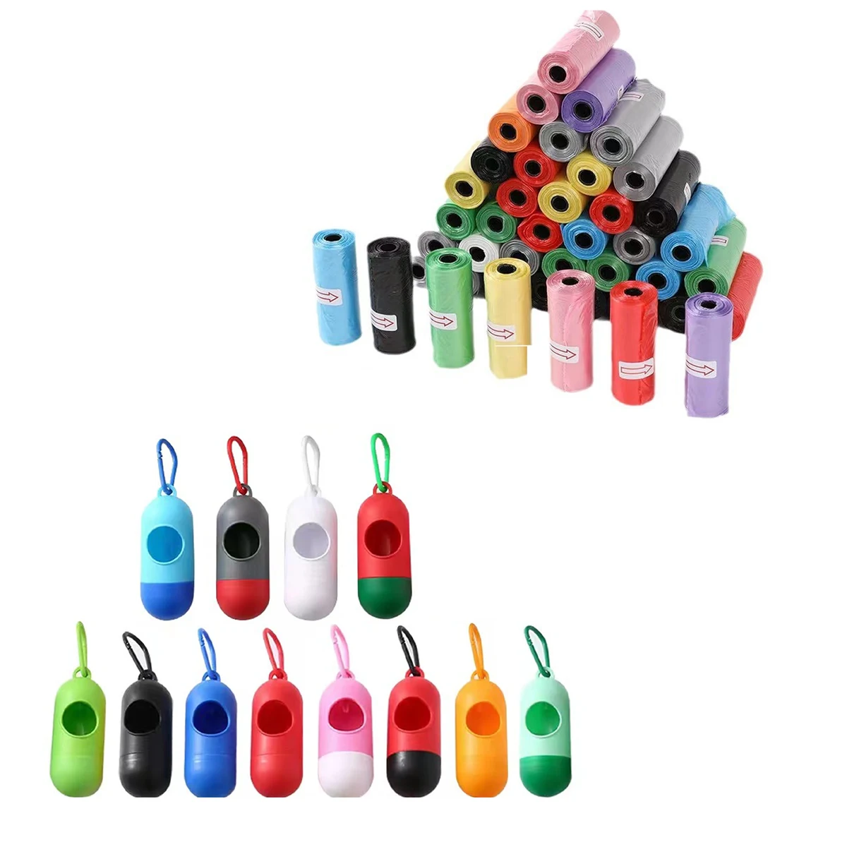 Pet Waste Dispenser Pill Shape With Garbage Bags 1