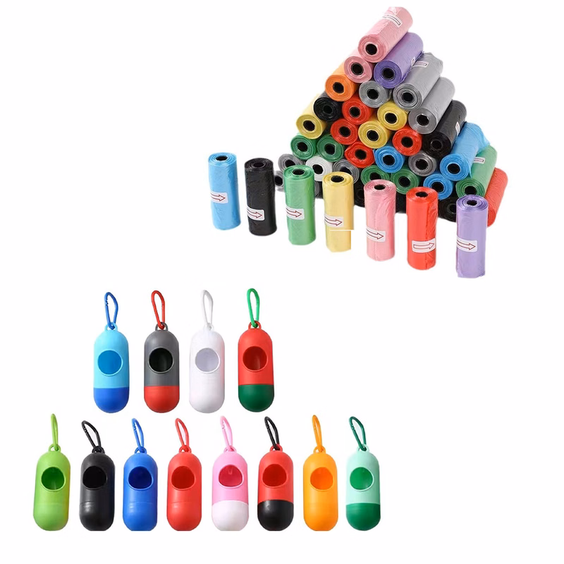Pet Waste Dispenser Pill Shape With Garbage Bags