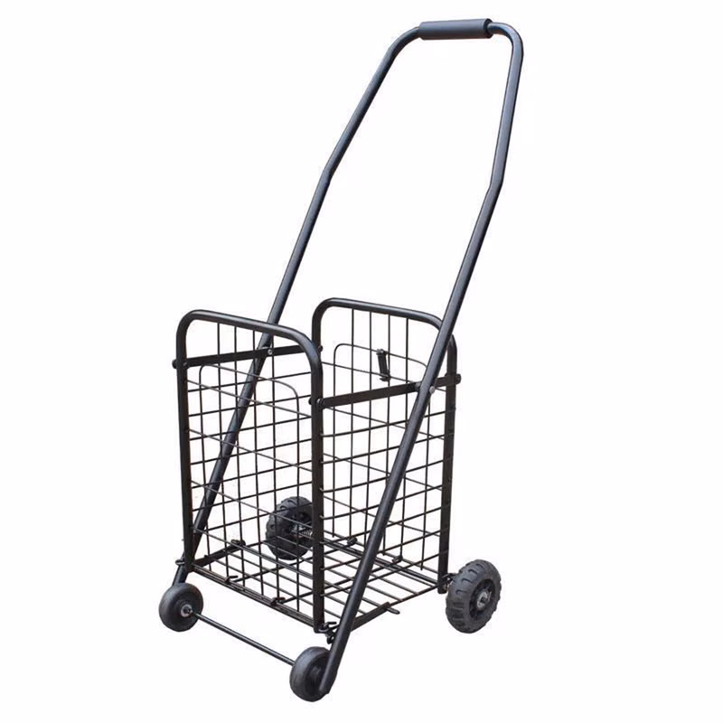 Shopping Cart with Dual Swivel Wheels
