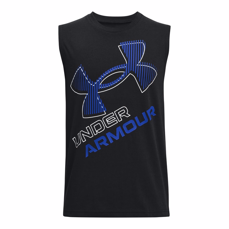 Boys' UA Cotton Muscle Tank 