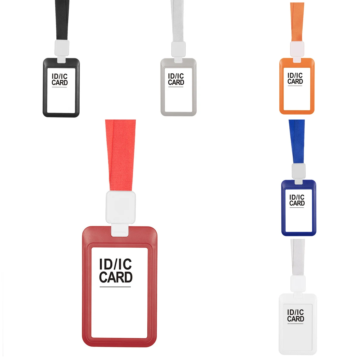 Retractable Lanyards ID Badge Holder 1