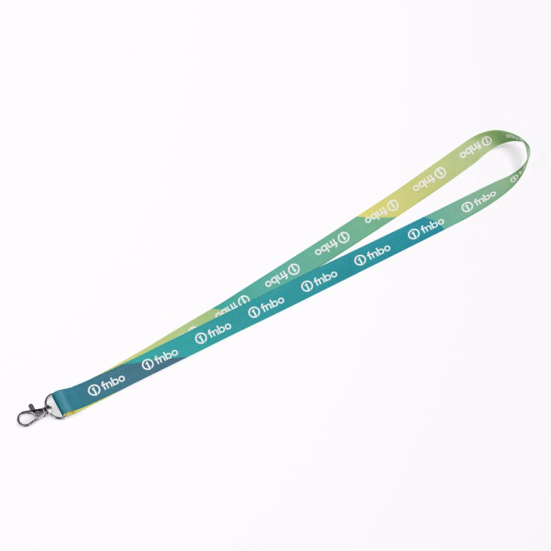 " Full Color Satin Finish Lanyard w/Single Attachment Import Air (FAST Production)