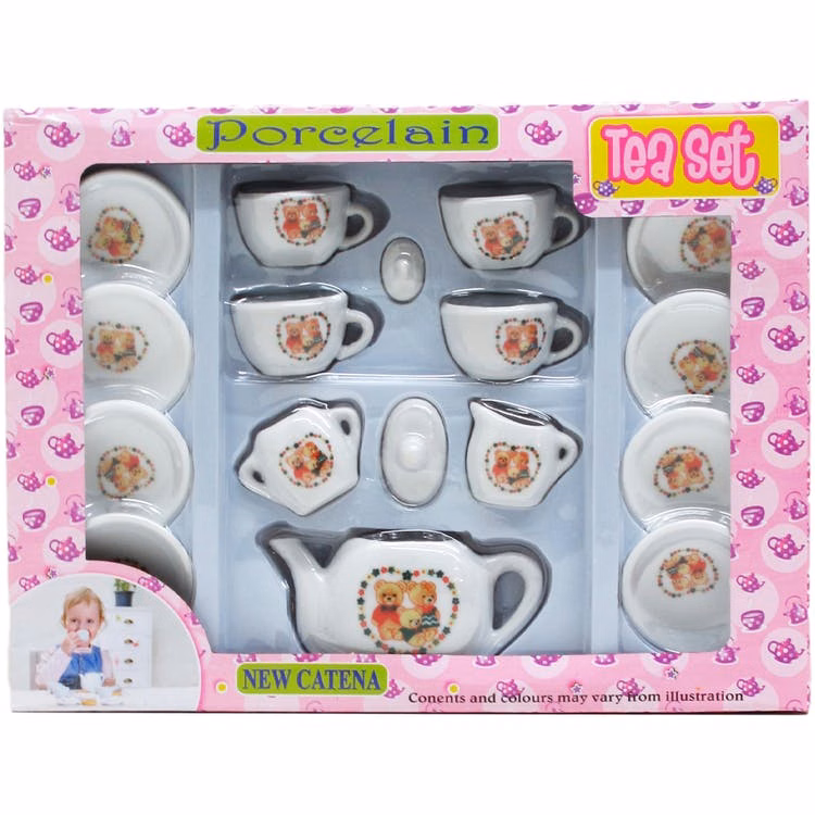 Porcelain Tea Set 17-Piece
