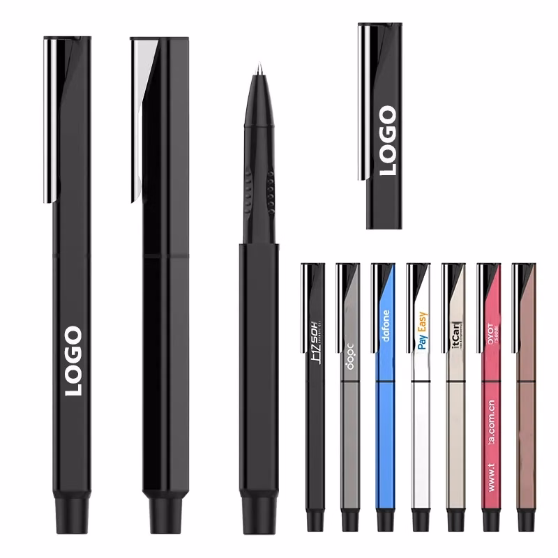 Square Metal Barrel Ballpoint Pen