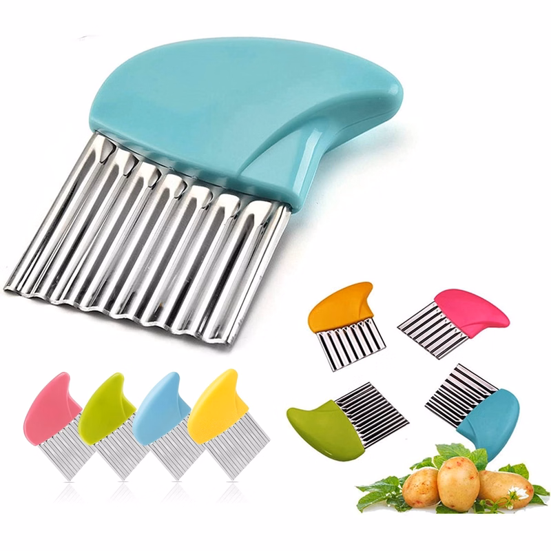 Wavy Potato Strip Chip Slicer Cutter