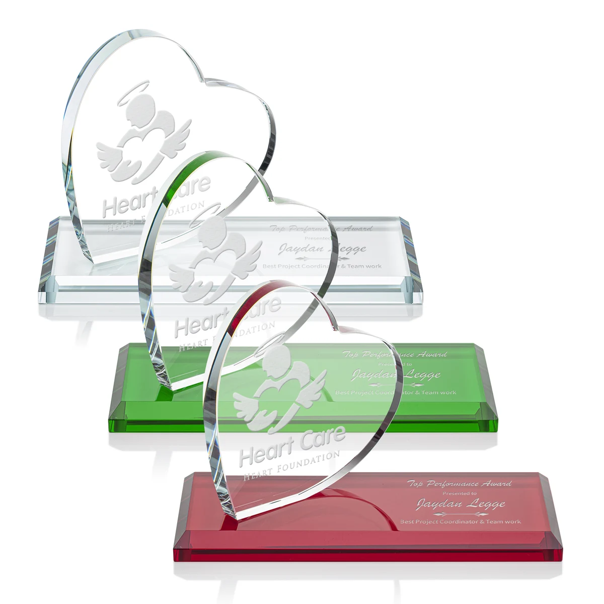 Northam Heart Award - Deep Etch 1